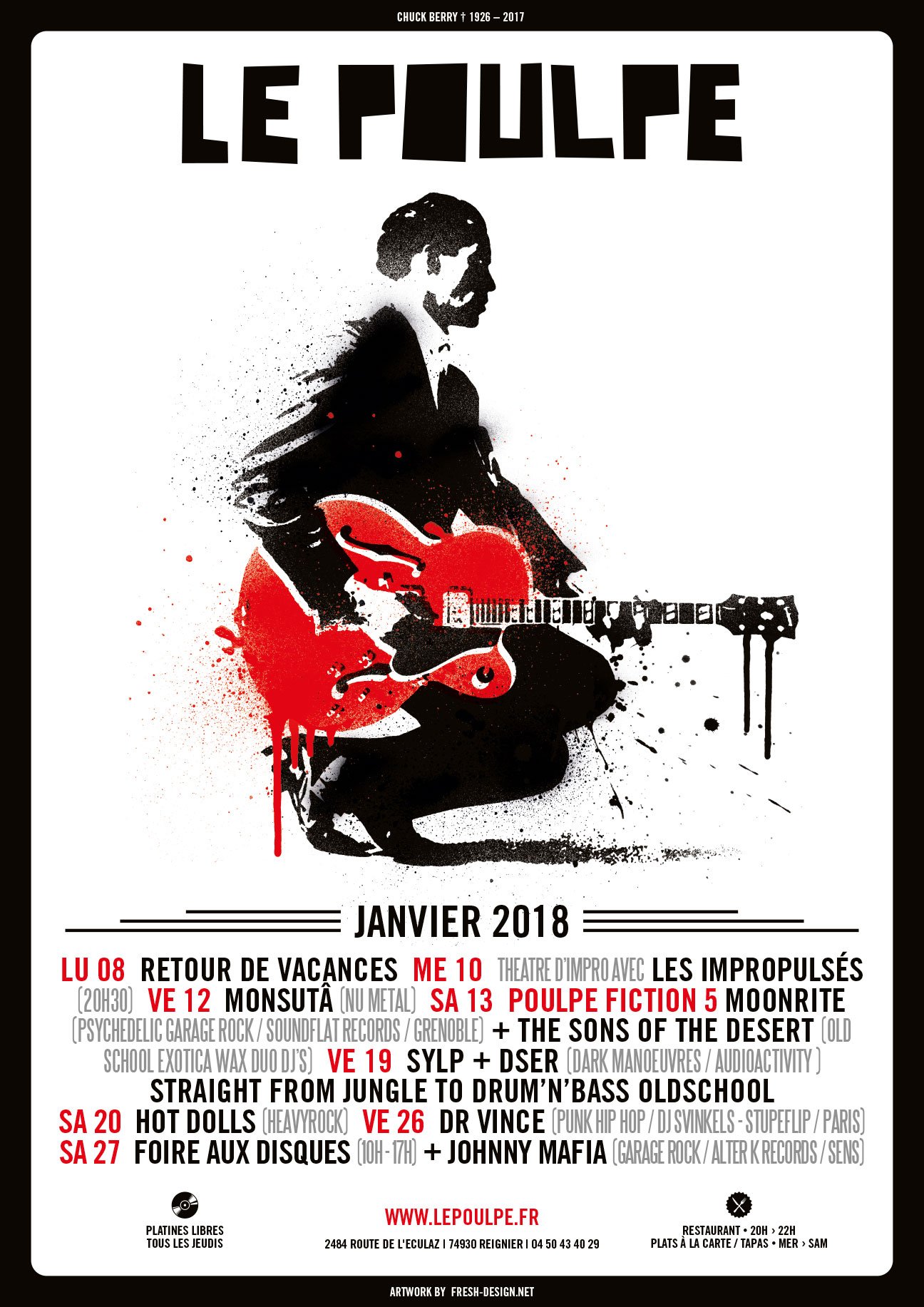 Fabien_cuffel_LePoulpe_Resto_Bar_Concert_Affiche_2018_Chuck-Berry