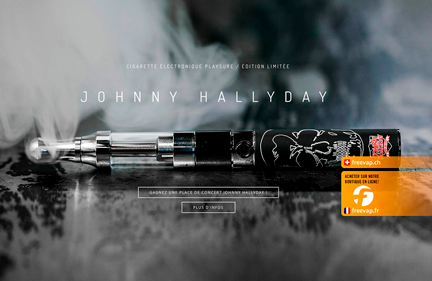 PLAYSURE – cigarette électronique Johnny Hallyday