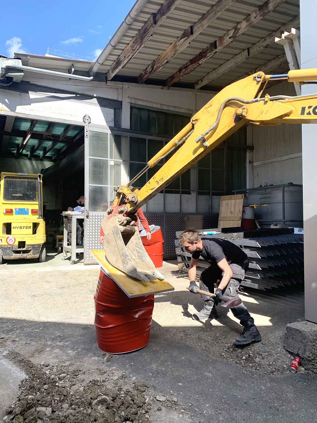 Montage_Installation_STOP_DECHETS_Fabiencuffel_Typographiste_Graphisme_Geneve_Graphiste_3